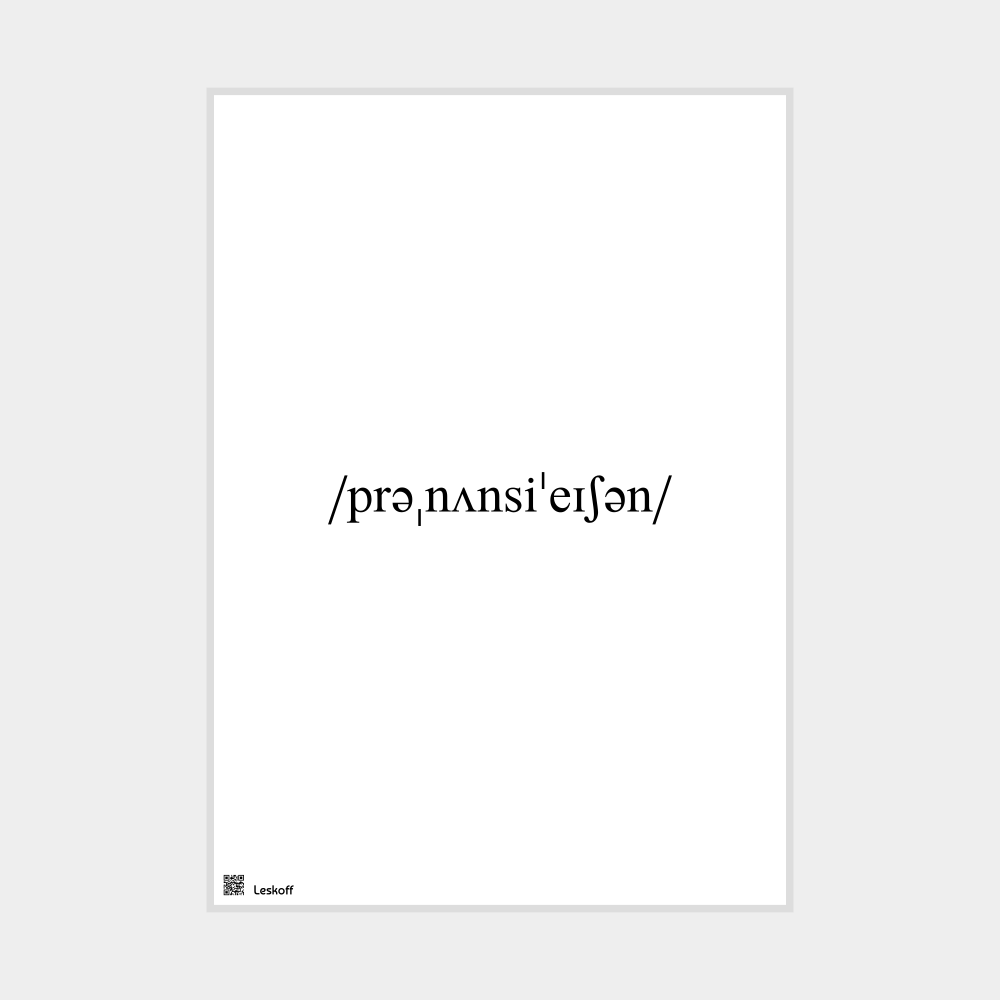 Leskoff pronunciation IPA Transcription Poster image 1 of 1