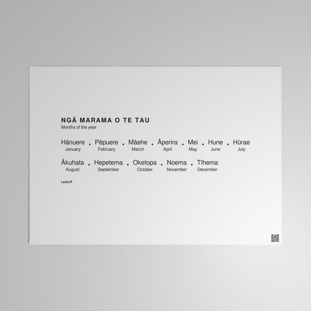 Leskoff Months of the Year Poster image 1 of 2