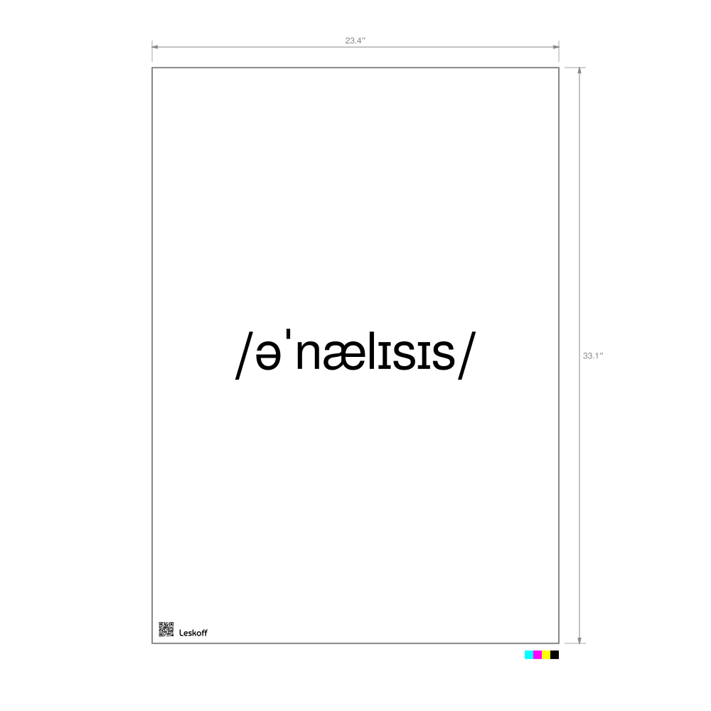 Leskoff analysis IPA Transcription Poster image 1 of 1