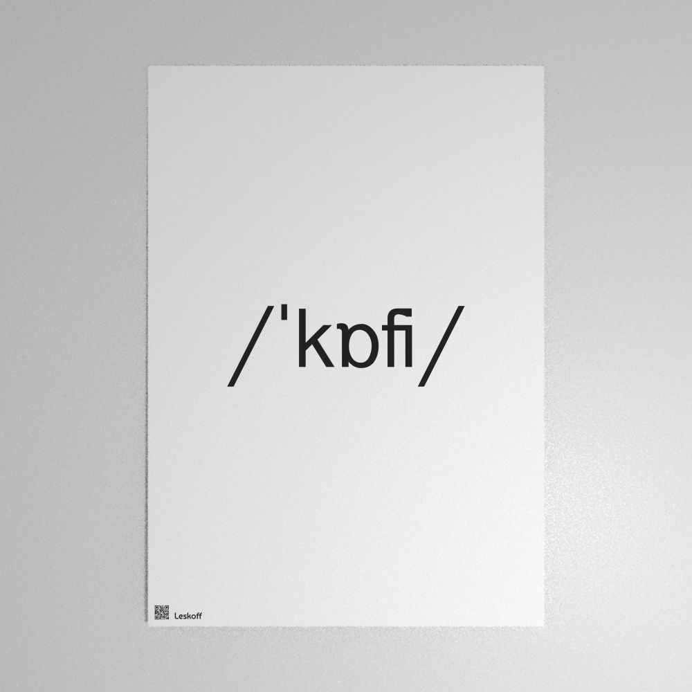 Leskoff coffee IPA Transcription Poster image 1 of 1