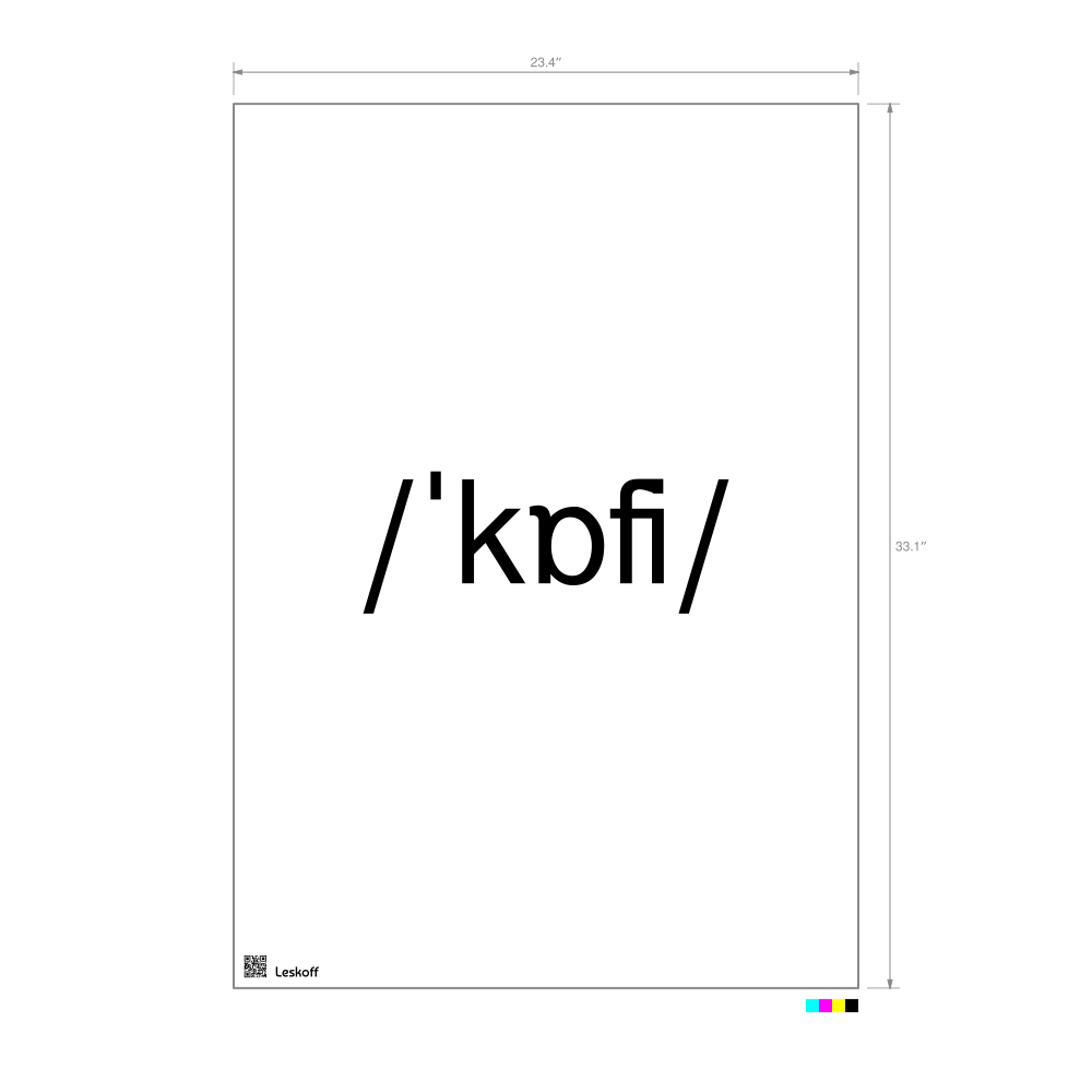 Leskoff coffee IPA Transcription Poster image 1 of 1