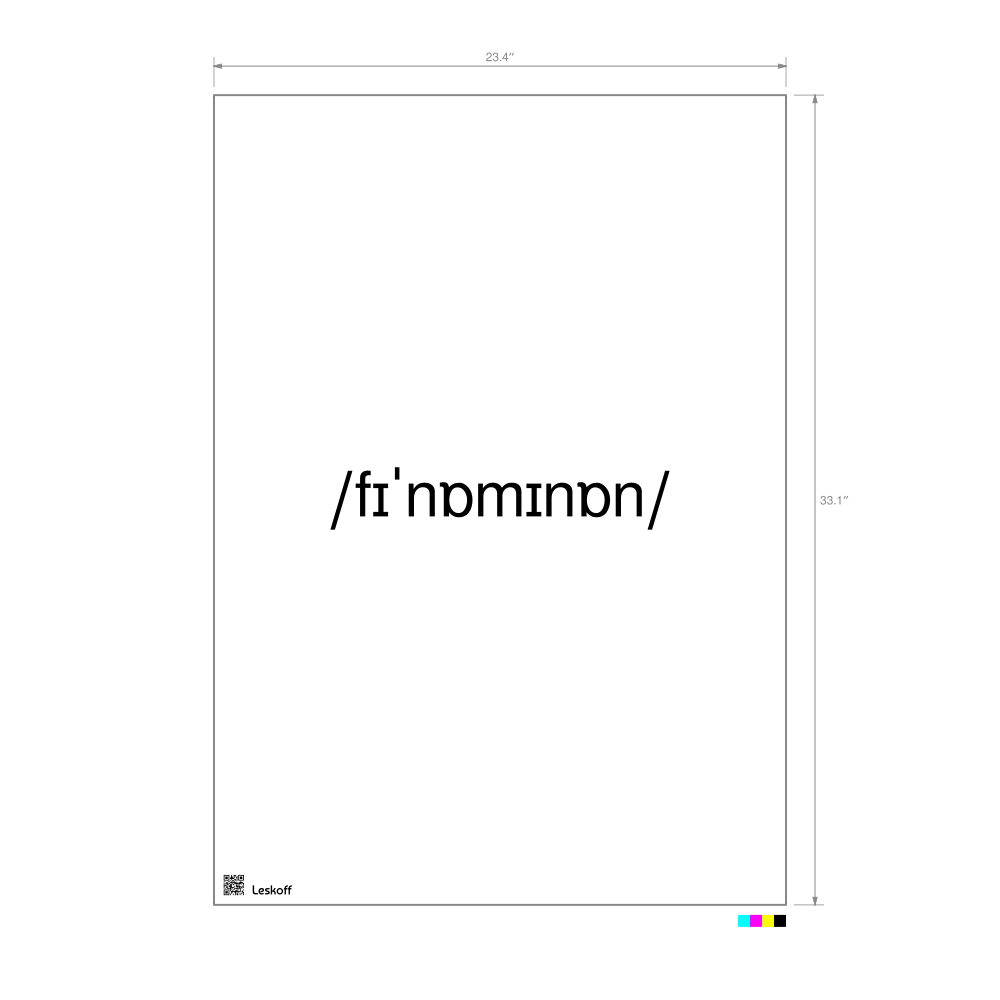 Leskoff phenomenon IPA Transcription Poster image 1 of 1