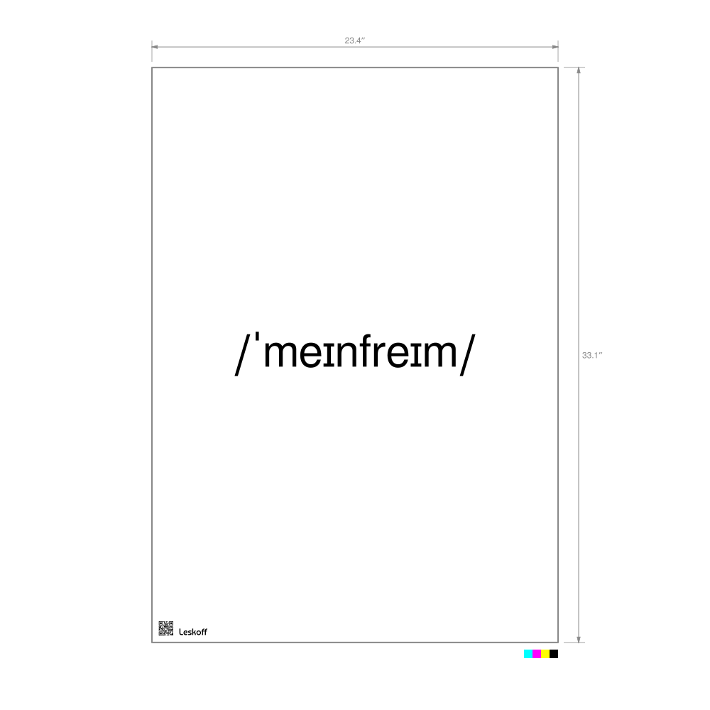Leskoff mainframe IPA Transcription Poster image 1 of 1
