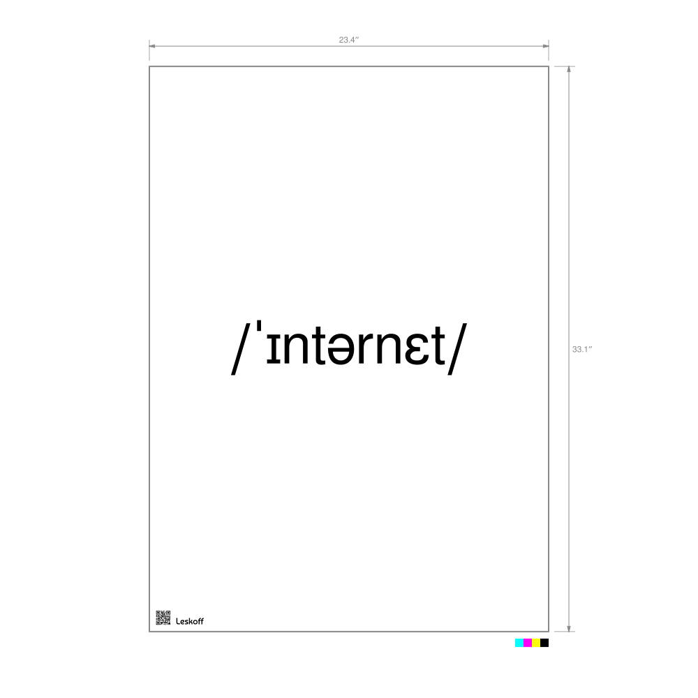 Leskoff Internet IPA Transcription Poster image 1 of 1