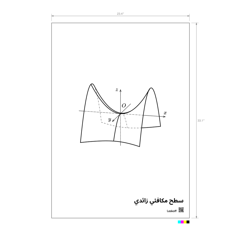 Leskoff Hyperbolic Paraboloid Poster image 1 of 1