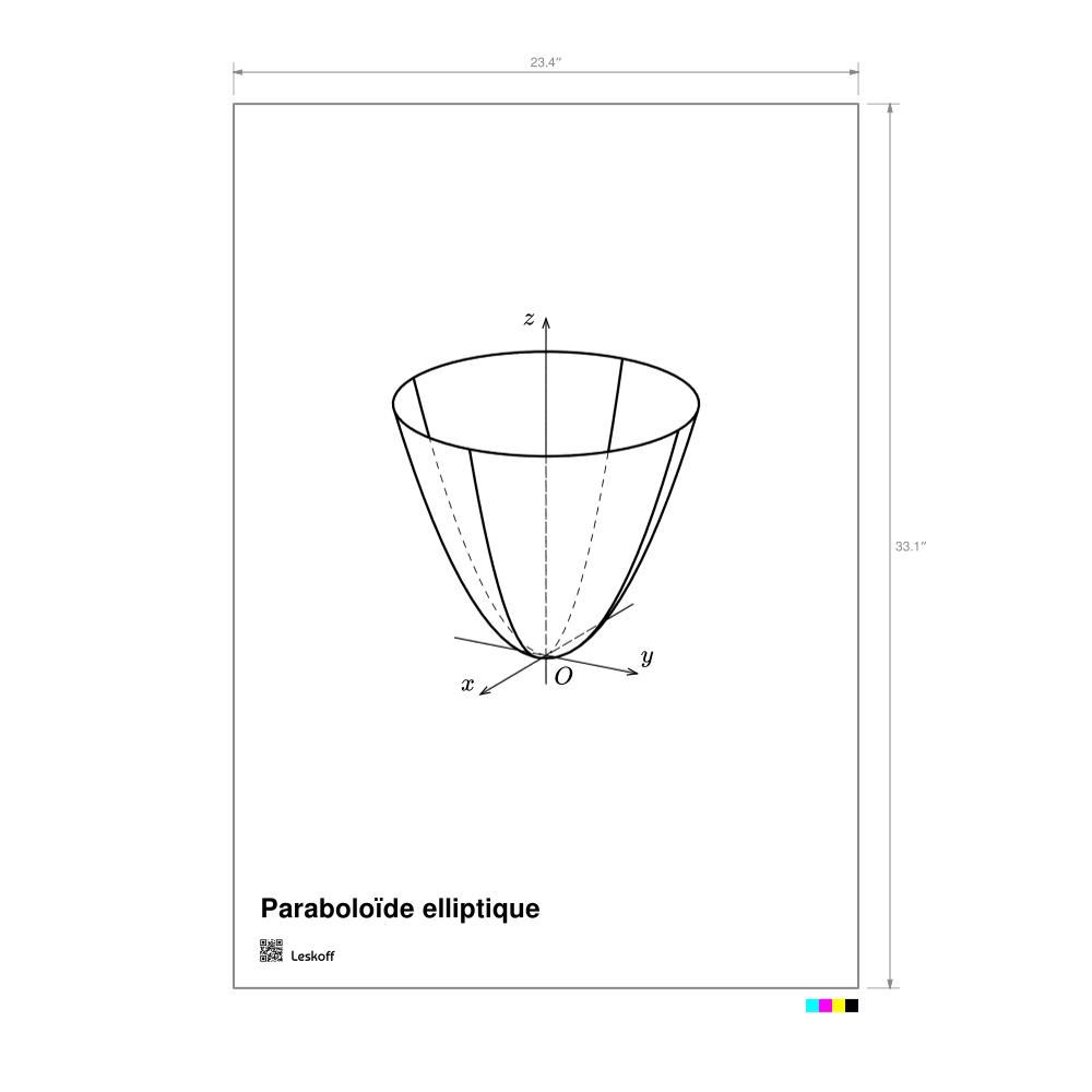 Leskoff Elliptic Paraboloid Poster image 1 of 1