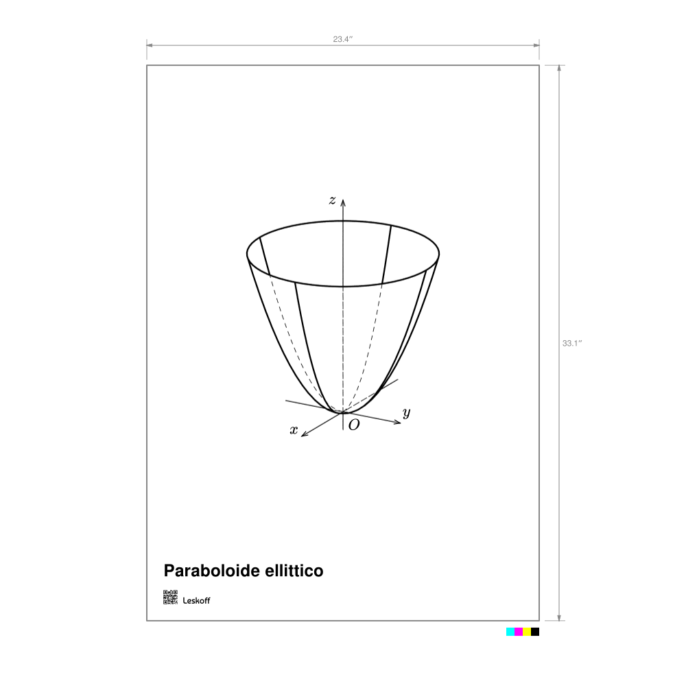 Leskoff Elliptic Paraboloid Poster image 1 of 1