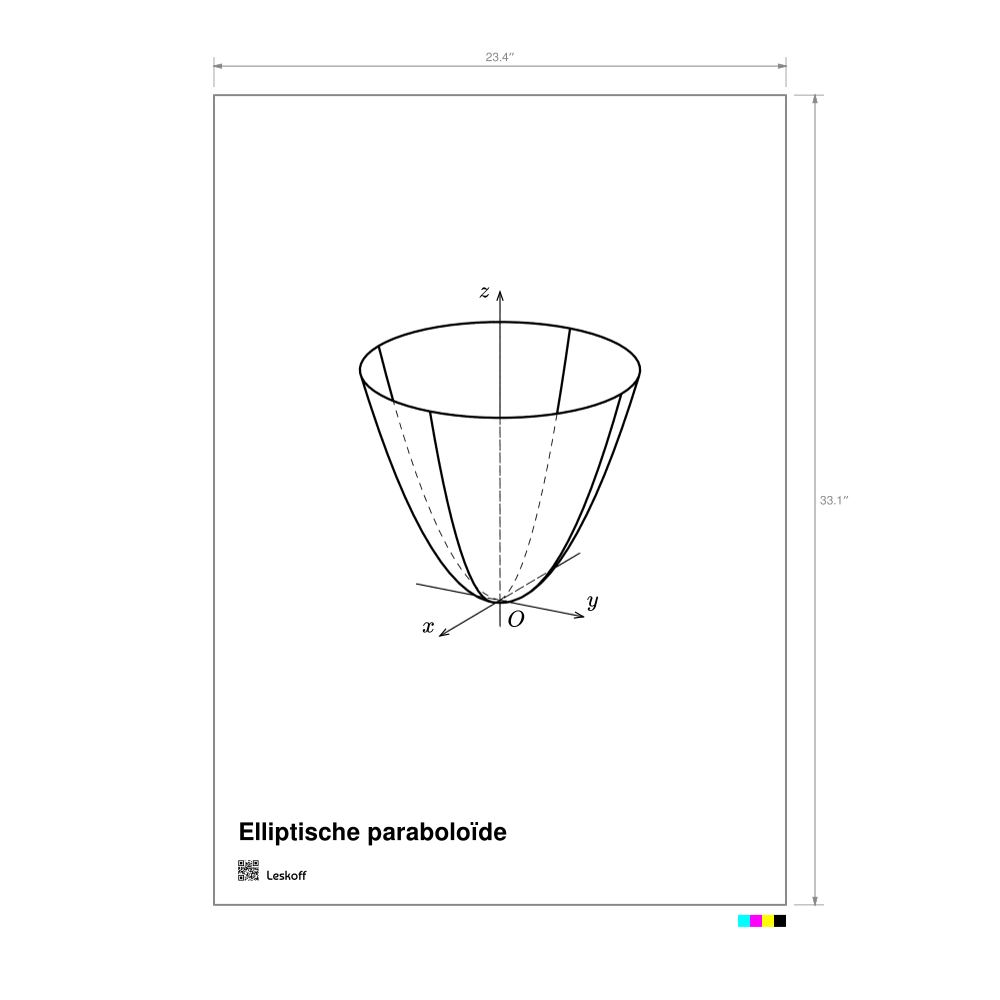 Leskoff Elliptic Paraboloid Poster image 1 of 1