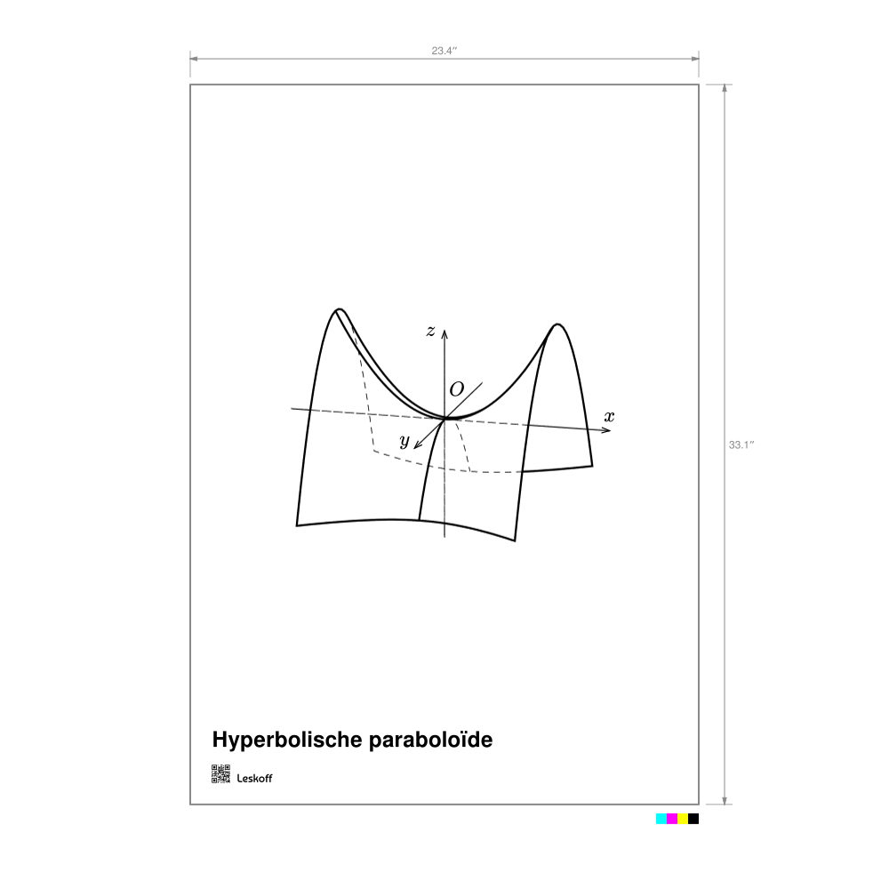 Leskoff Hyperbolic Paraboloid Poster image 1 of 1