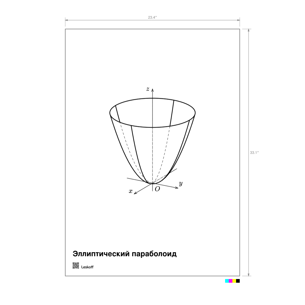 Leskoff Elliptic Paraboloid Poster image 1 of 1