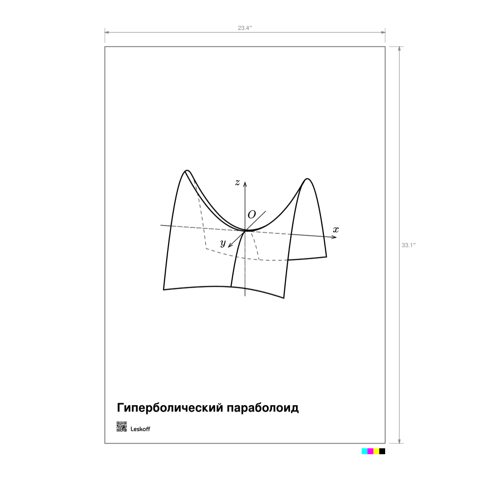 Leskoff Hyperbolic Paraboloid Poster image 1 of 1