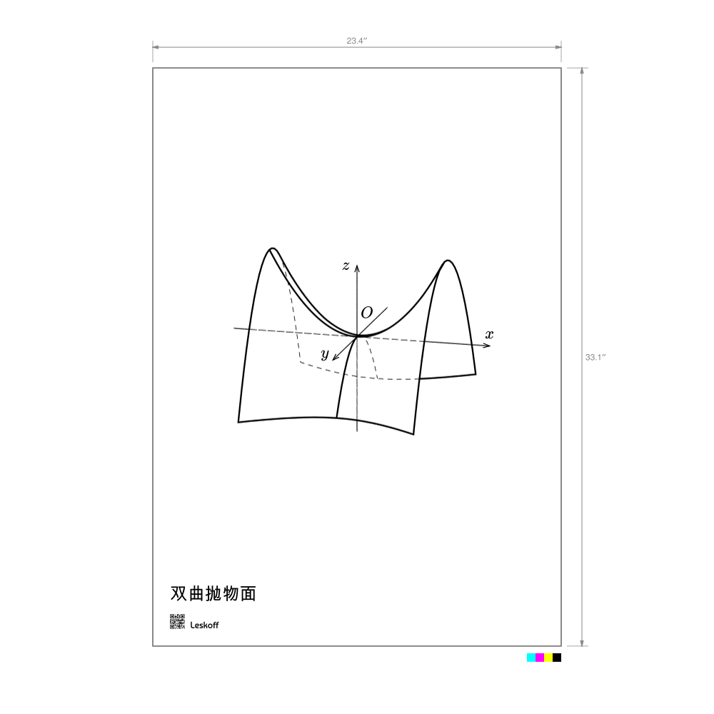Leskoff Hyperbolic Paraboloid Poster image 1 of 1