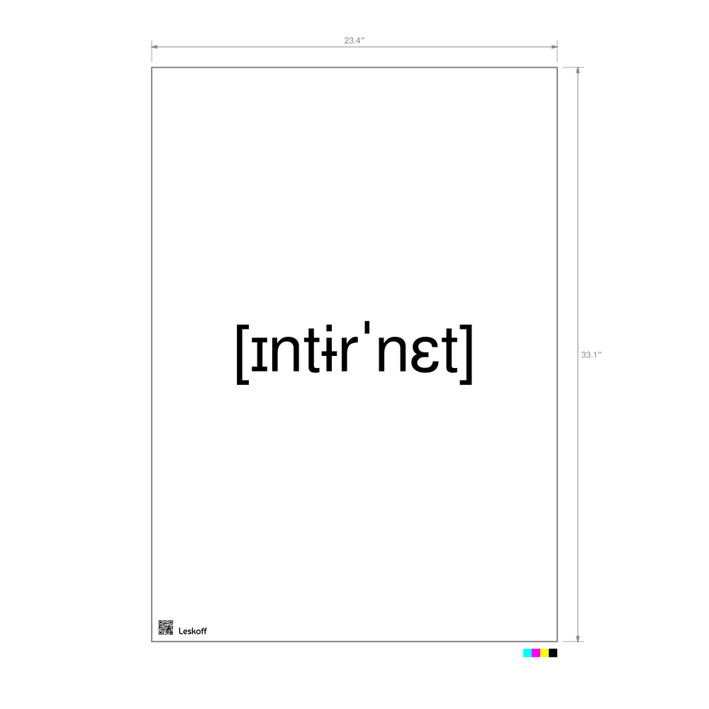 Leskoff интернет IPA Transcription Poster image 1 of 1