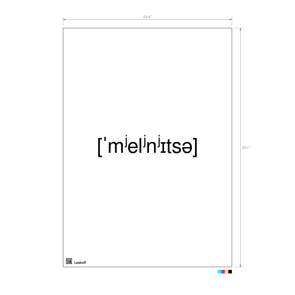 Leskoff мельница IPA Transcription Poster image 1 of 1