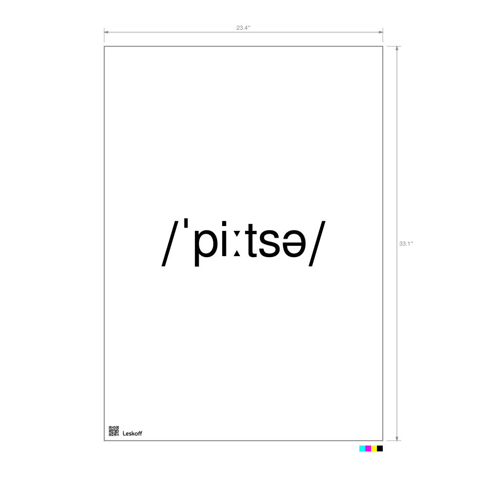 Leskoff pizza IPA Transcription Poster image 1 of 1