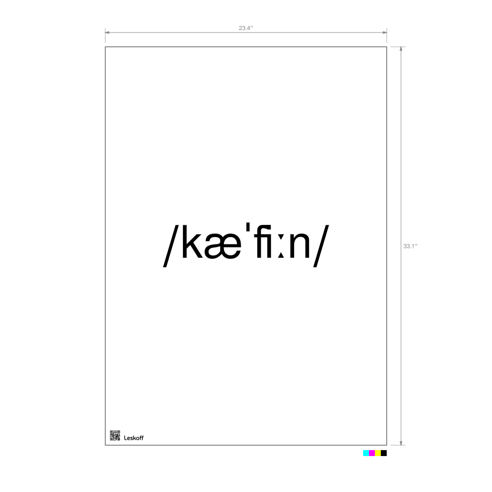 Leskoff caffeine IPA Transcription Poster image 1 of 1