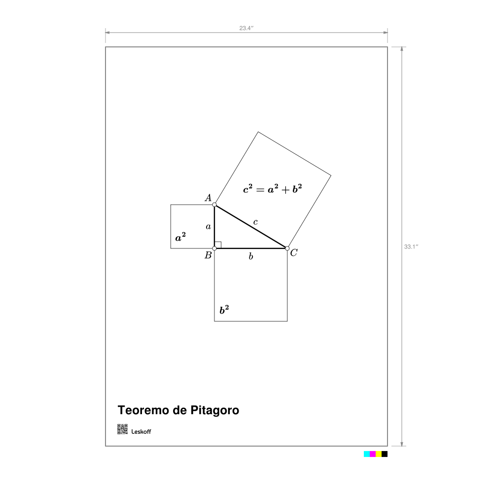 Leskoff Pythagorean Theorem Poster image 1 of 1