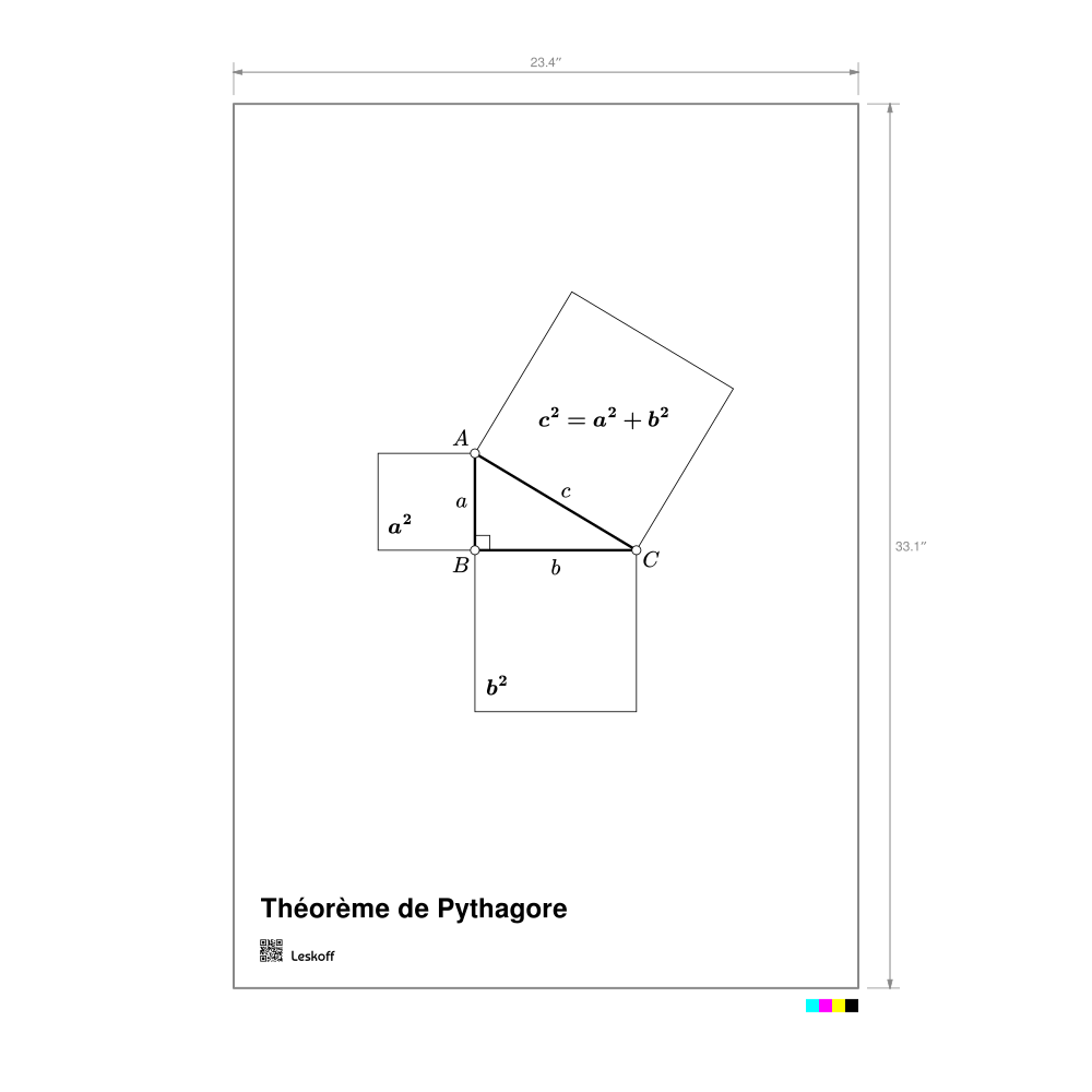 Leskoff Pythagorean Theorem Poster image 1 of 1