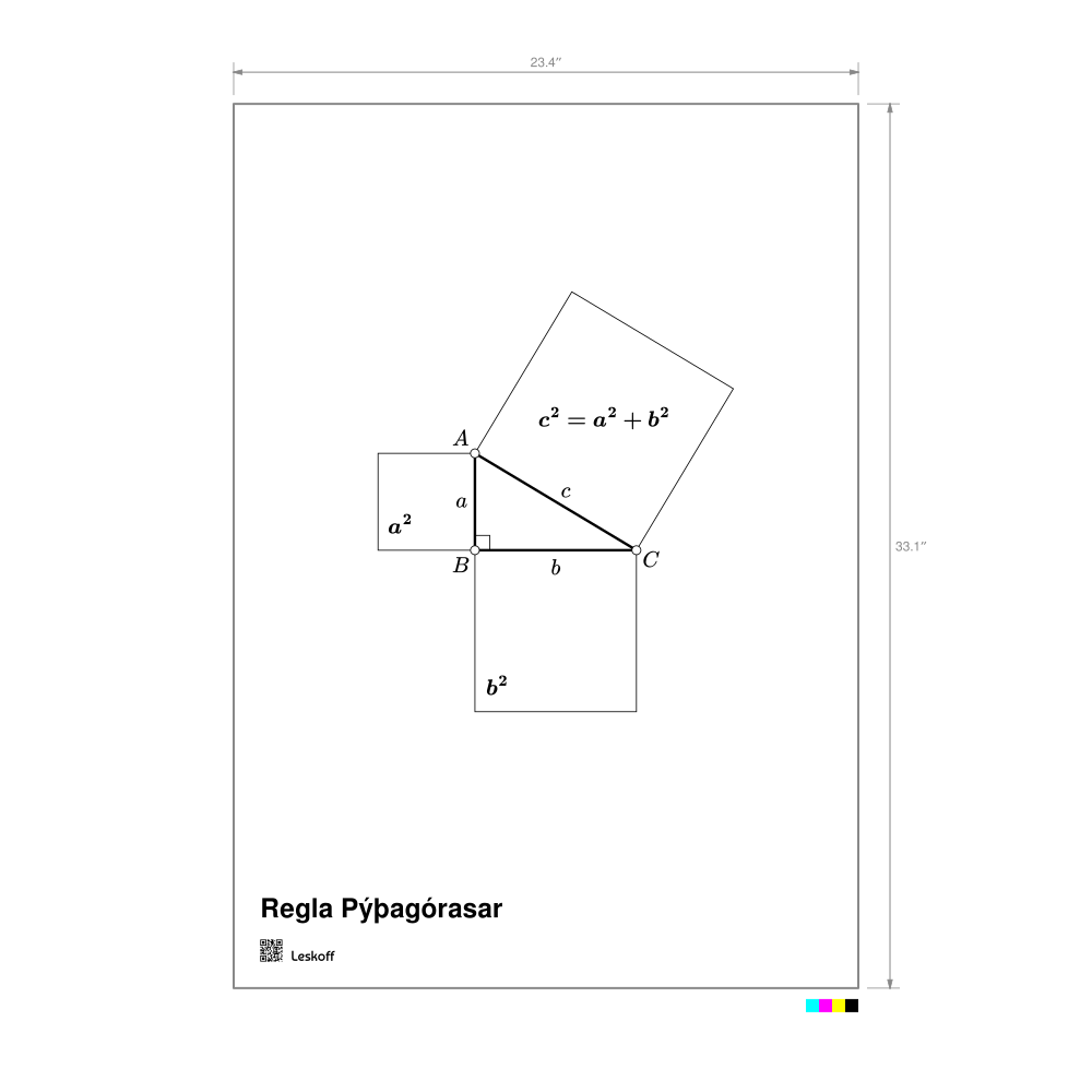 Leskoff Pythagorean Theorem Poster image 1 of 1