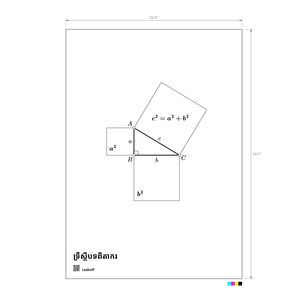 Leskoff Pythagorean Theorem Poster image 1 of 1