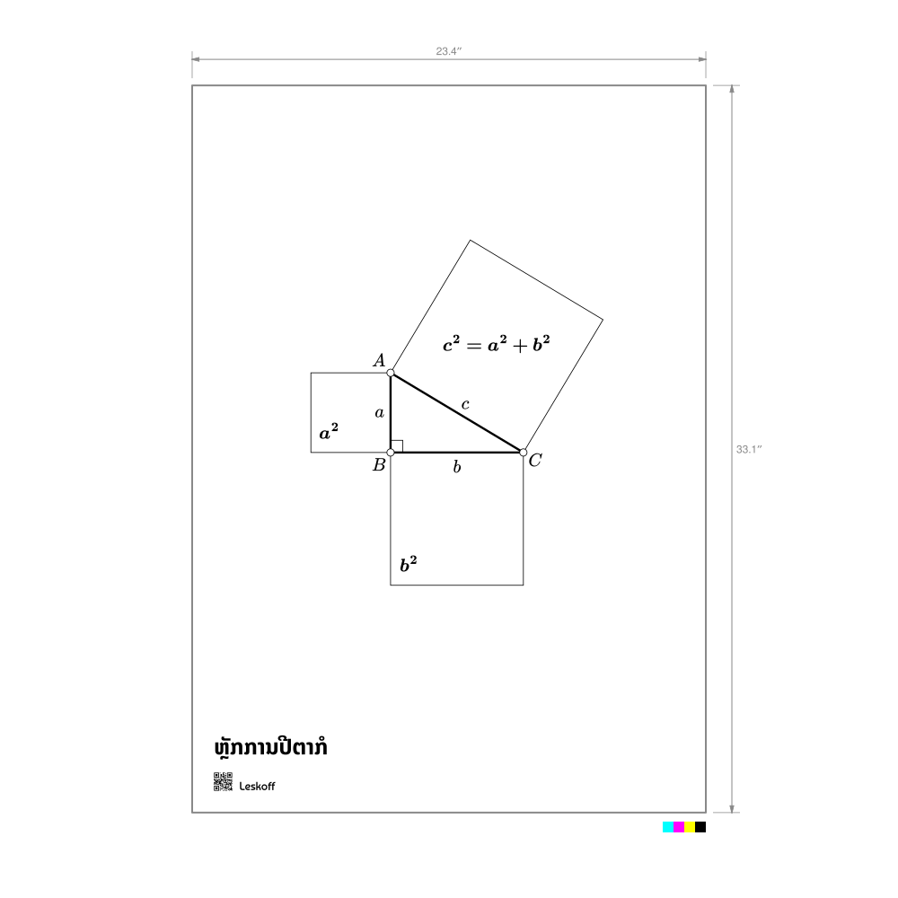 Leskoff Pythagorean Theorem Poster image 1 of 1