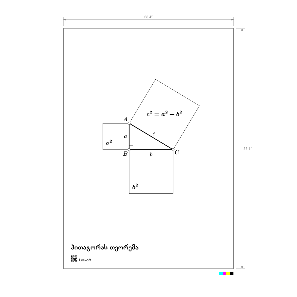 Leskoff Pythagorean Theorem Poster image 1 of 1