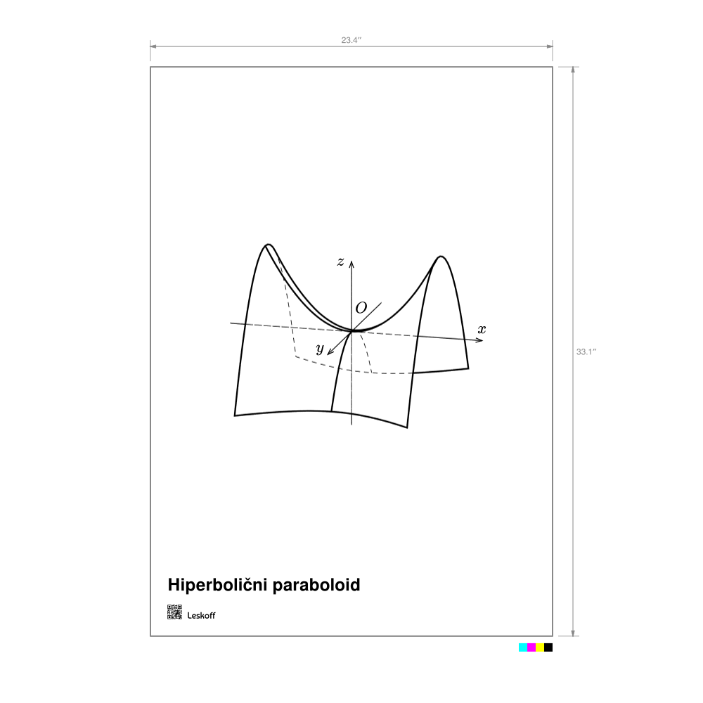 Leskoff Hyperbolic Paraboloid Poster image 1 of 1