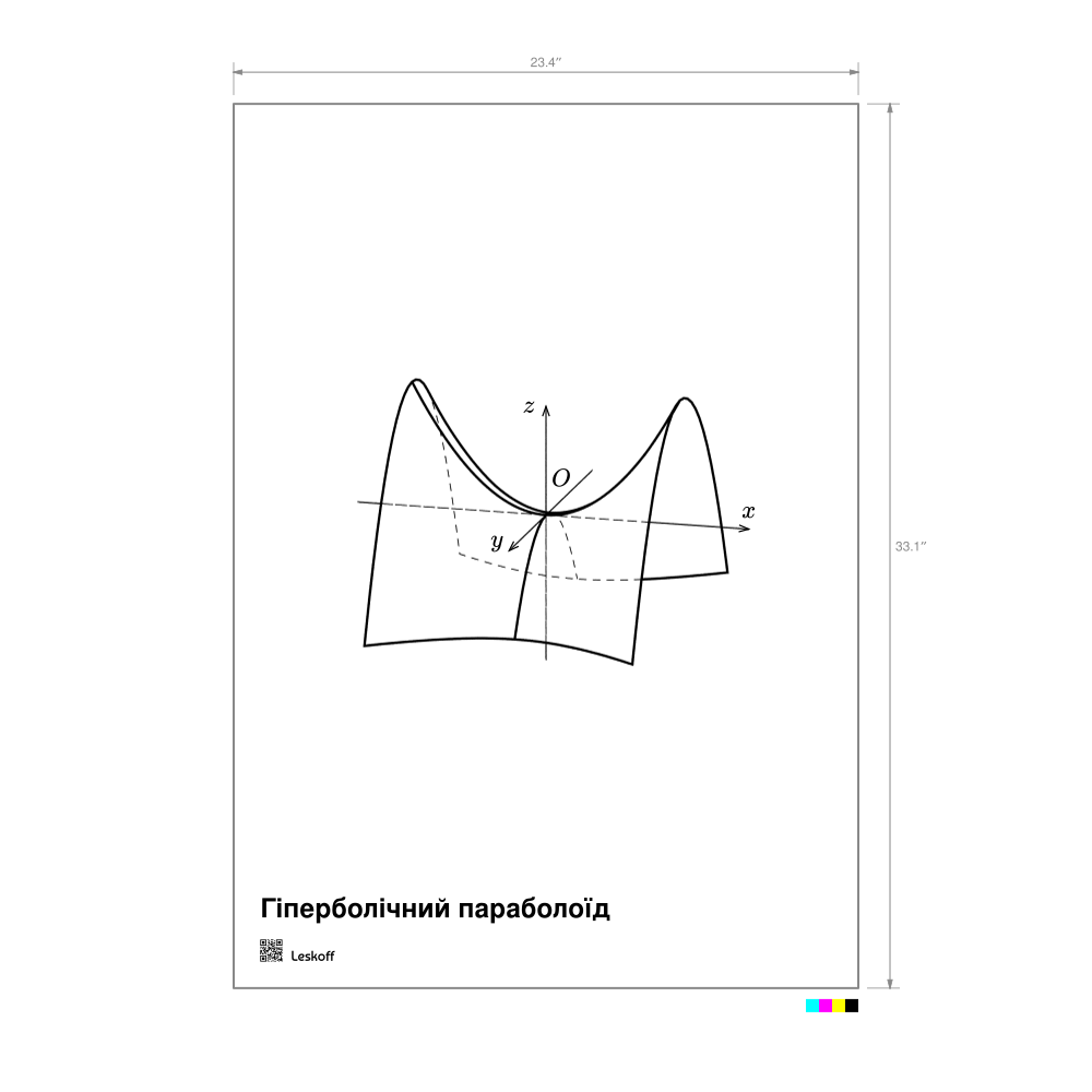 Leskoff Hyperbolic Paraboloid Poster image 1 of 1