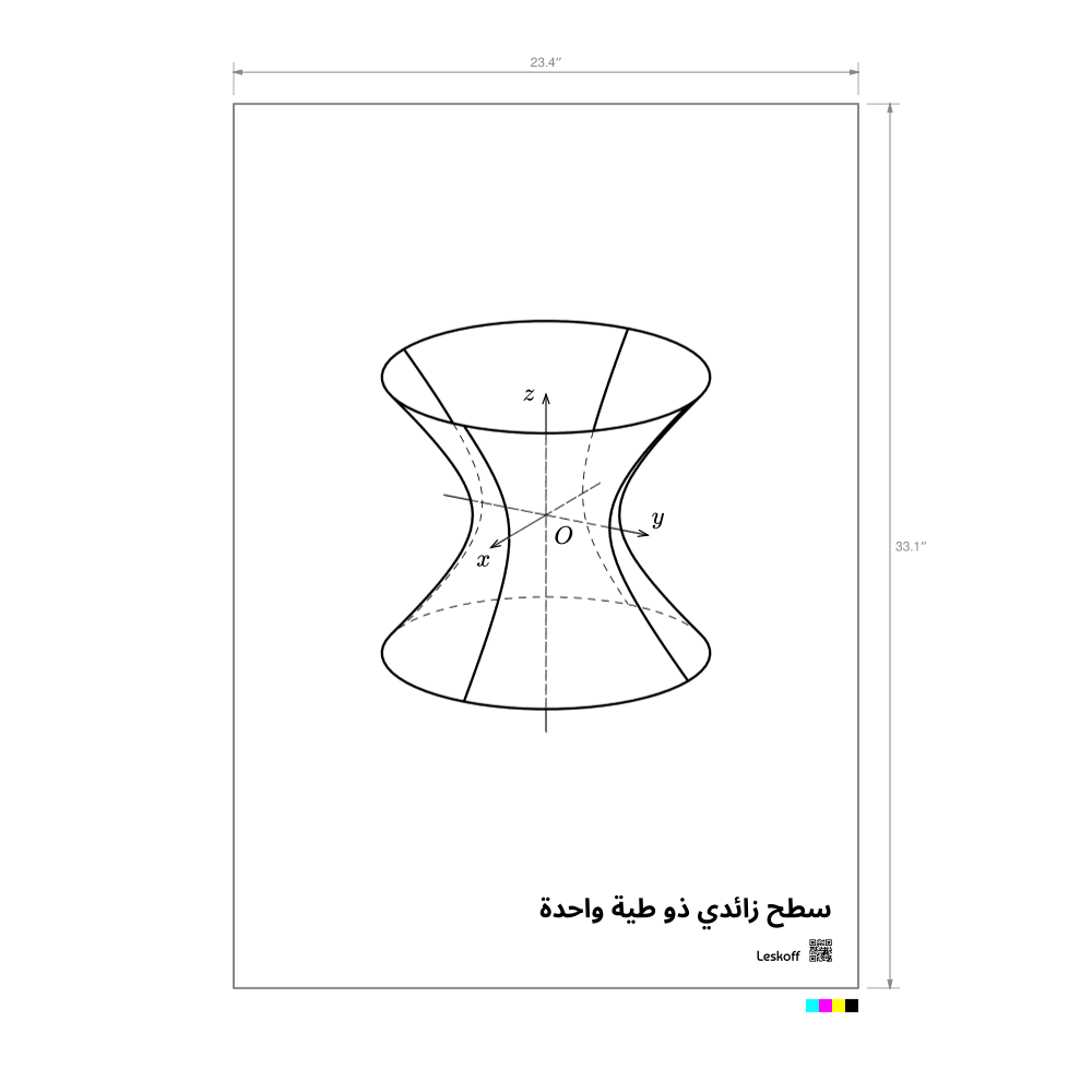 Leskoff Hyperboloid of One Sheet Poster image 1 of 1