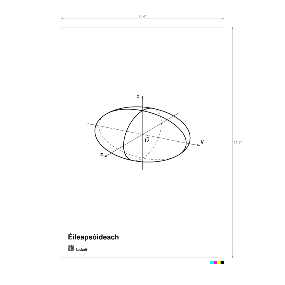Leskoff Ellipsoid Poster image 1 of 1