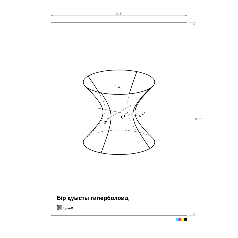 Leskoff Hyperboloid of One Sheet Poster image 1 of 1