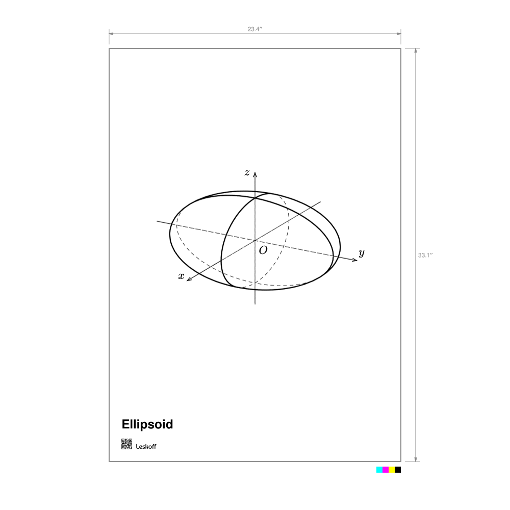 Leskoff Ellipsoid Poster image 1 of 1