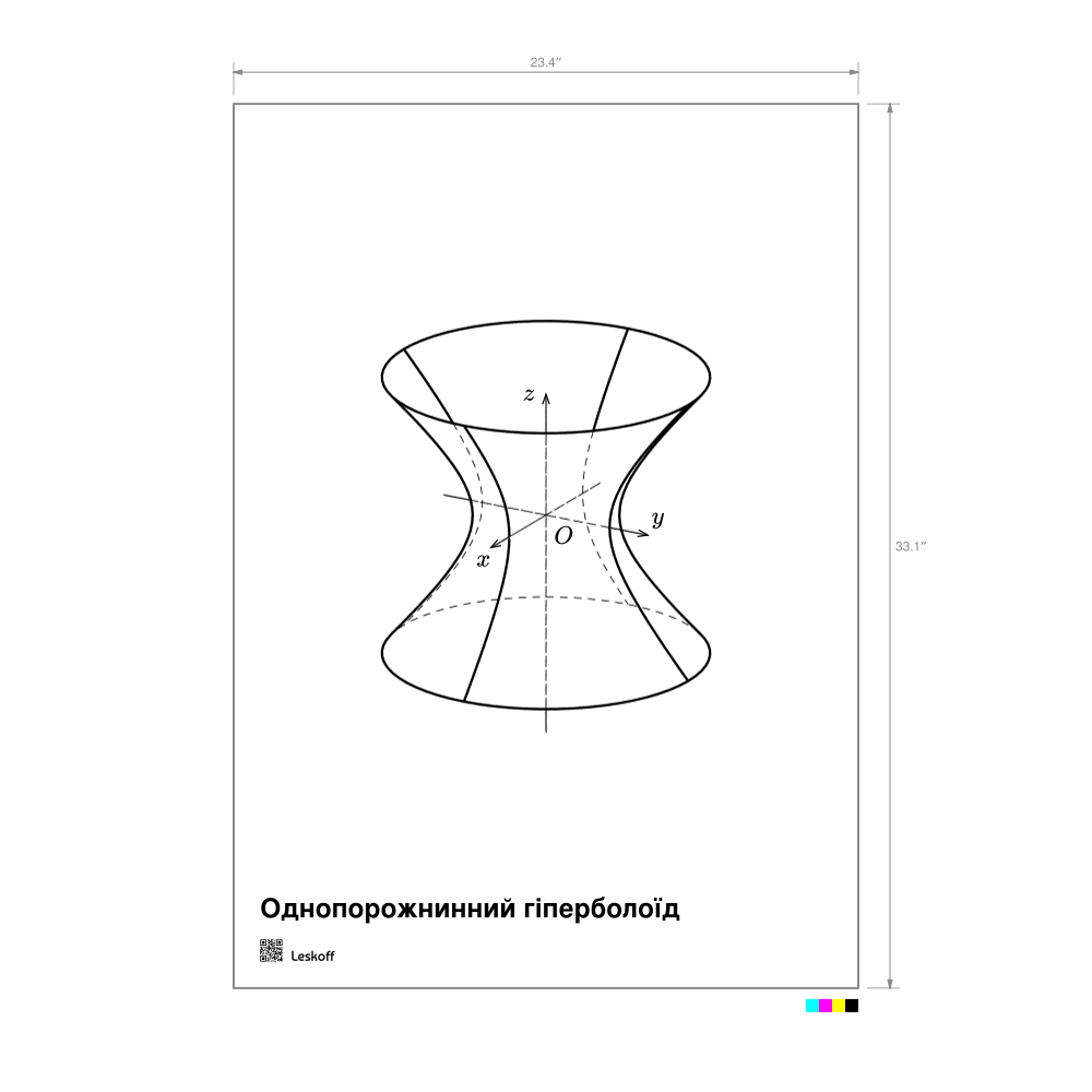 Leskoff Hyperboloid of One Sheet Poster image 1 of 1