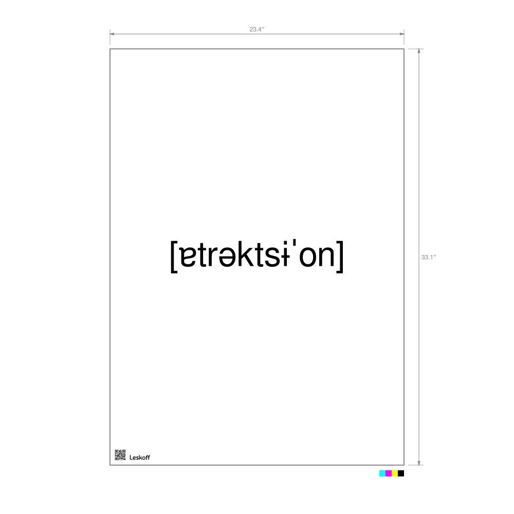 Leskoff аттракцион IPA Transcription Poster image 1 of 1