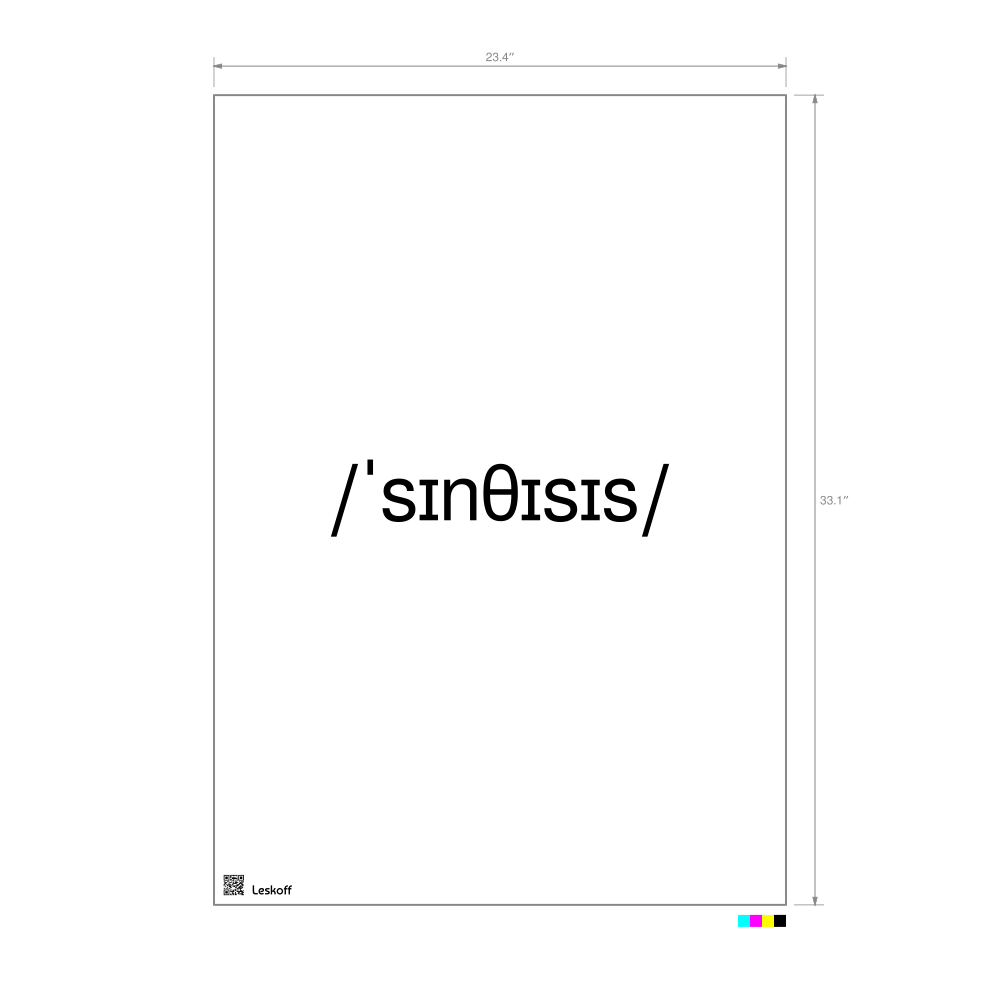 Leskoff synthesis IPA Transcription Poster image 1 of 1
