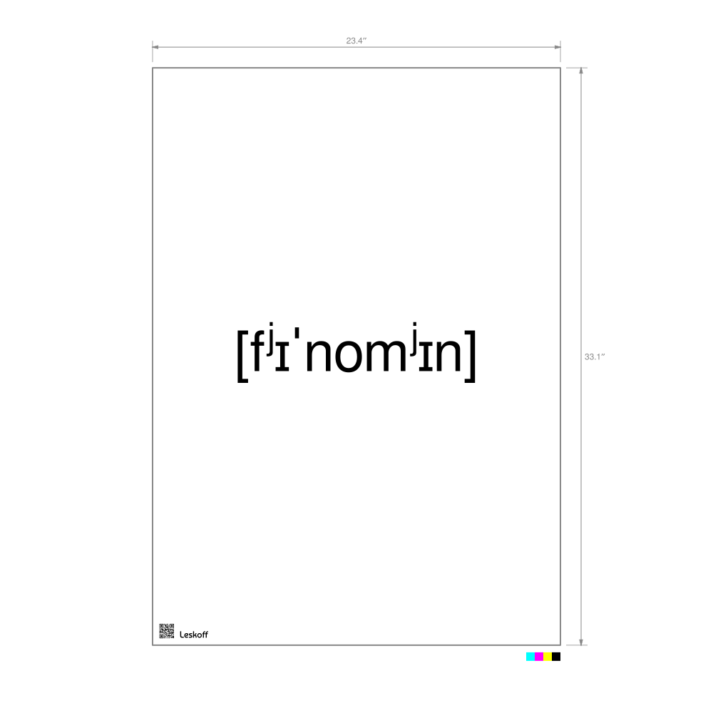 Leskoff феномен IPA Transcription Poster image 1 of 1