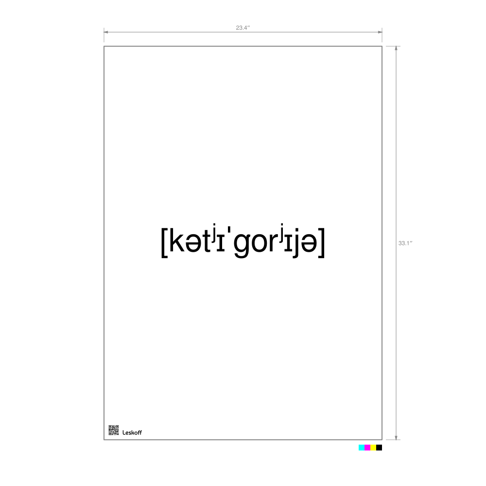 Leskoff категория IPA Transcription Poster image 1 of 1