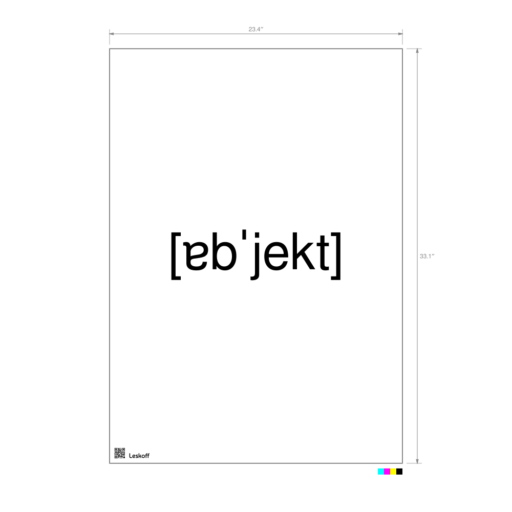 Leskoff объект IPA Transcription Poster image 1 of 1