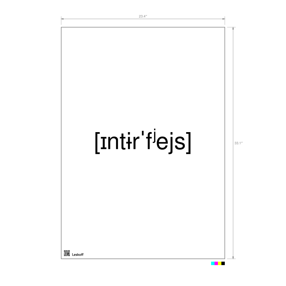 Leskoff интерфейс IPA Transcription Poster image 1 of 1