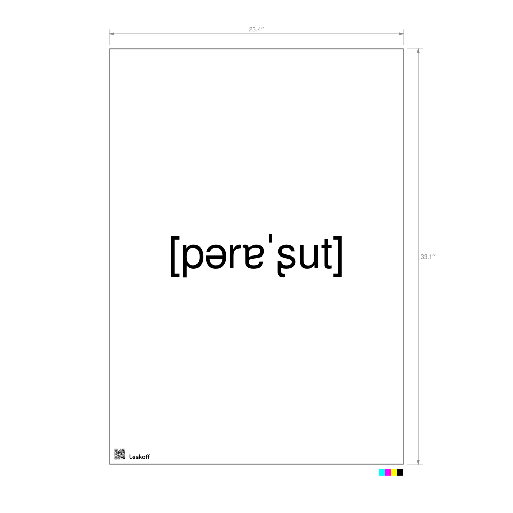 Leskoff парашют IPA Transcription Poster image 1 of 1