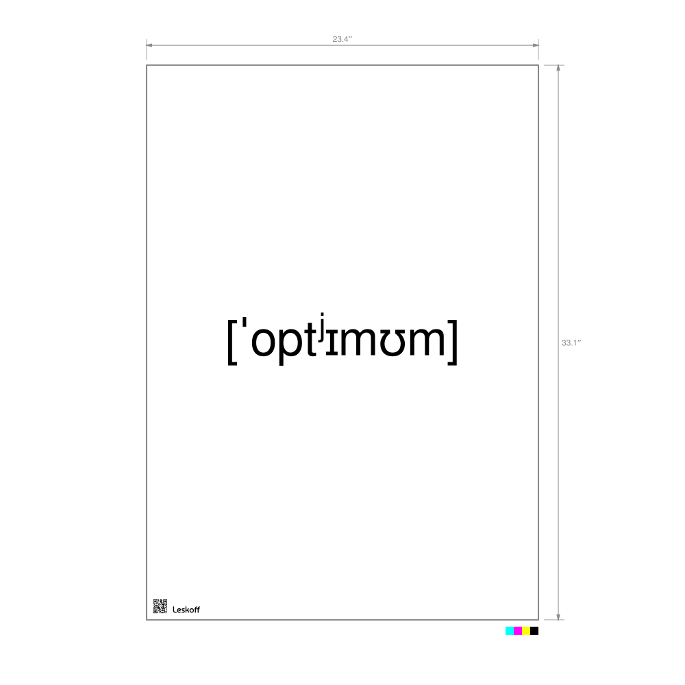 Leskoff оптимум IPA Transcription Poster image 1 of 1