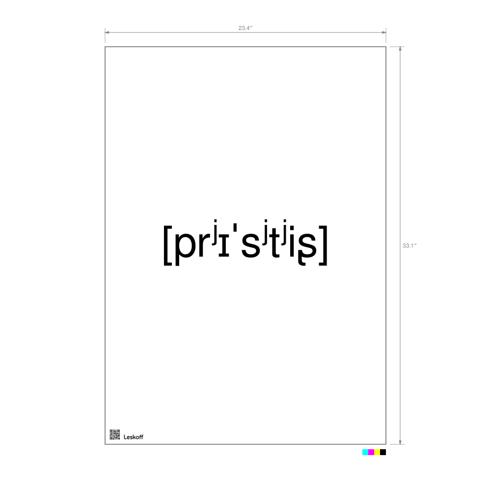Leskoff престиж IPA Transcription Poster image 1 of 1
