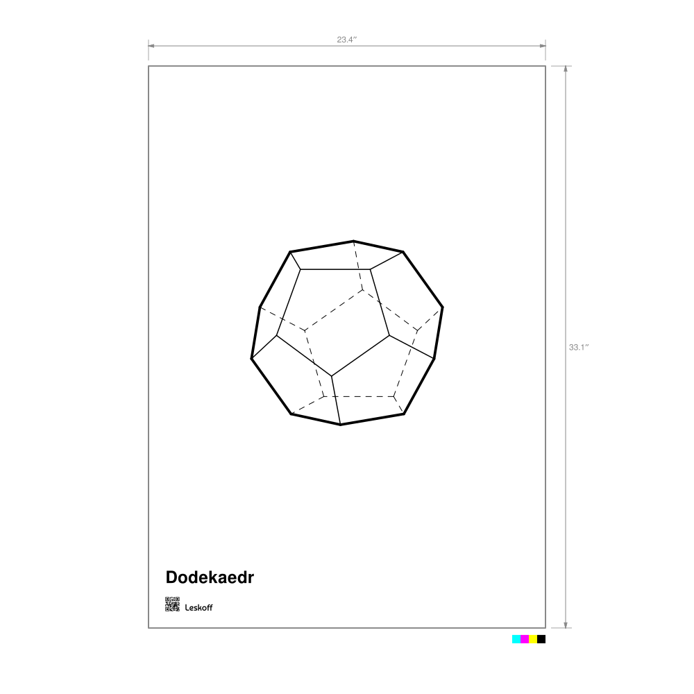 Leskoff Dodecahedron Poster image 1 of 1