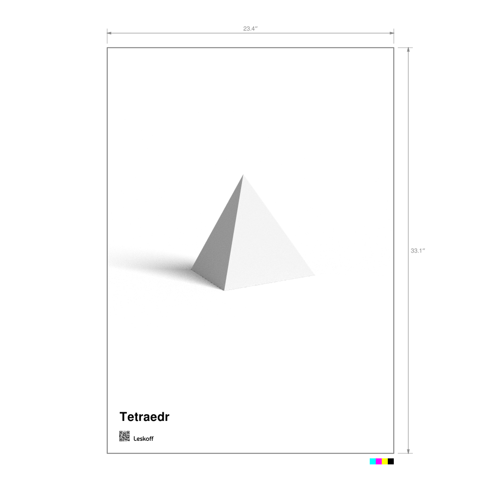 Leskoff Tetrahedron Poster image 1 of 1