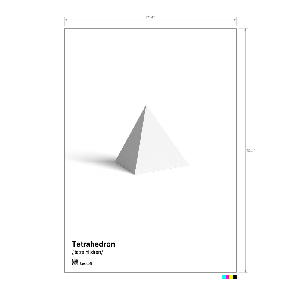 Leskoff Tetrahedron Poster image 1 of 1