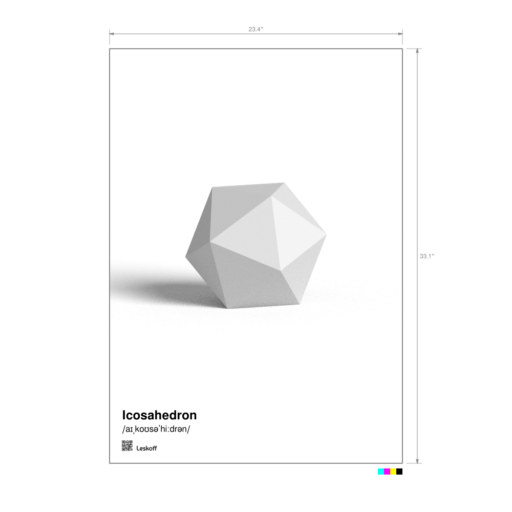 Leskoff Icosahedron Poster image 1 of 1