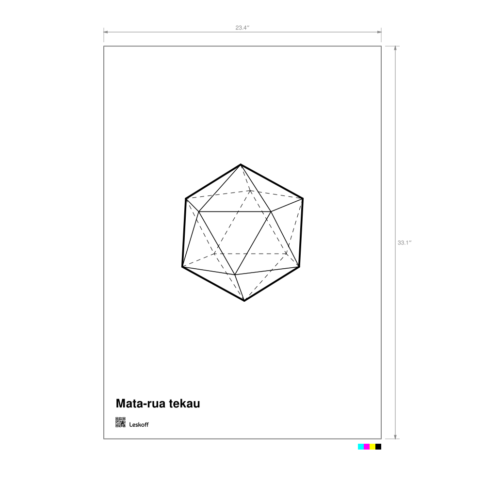 Leskoff Icosahedron Poster image 1 of 1