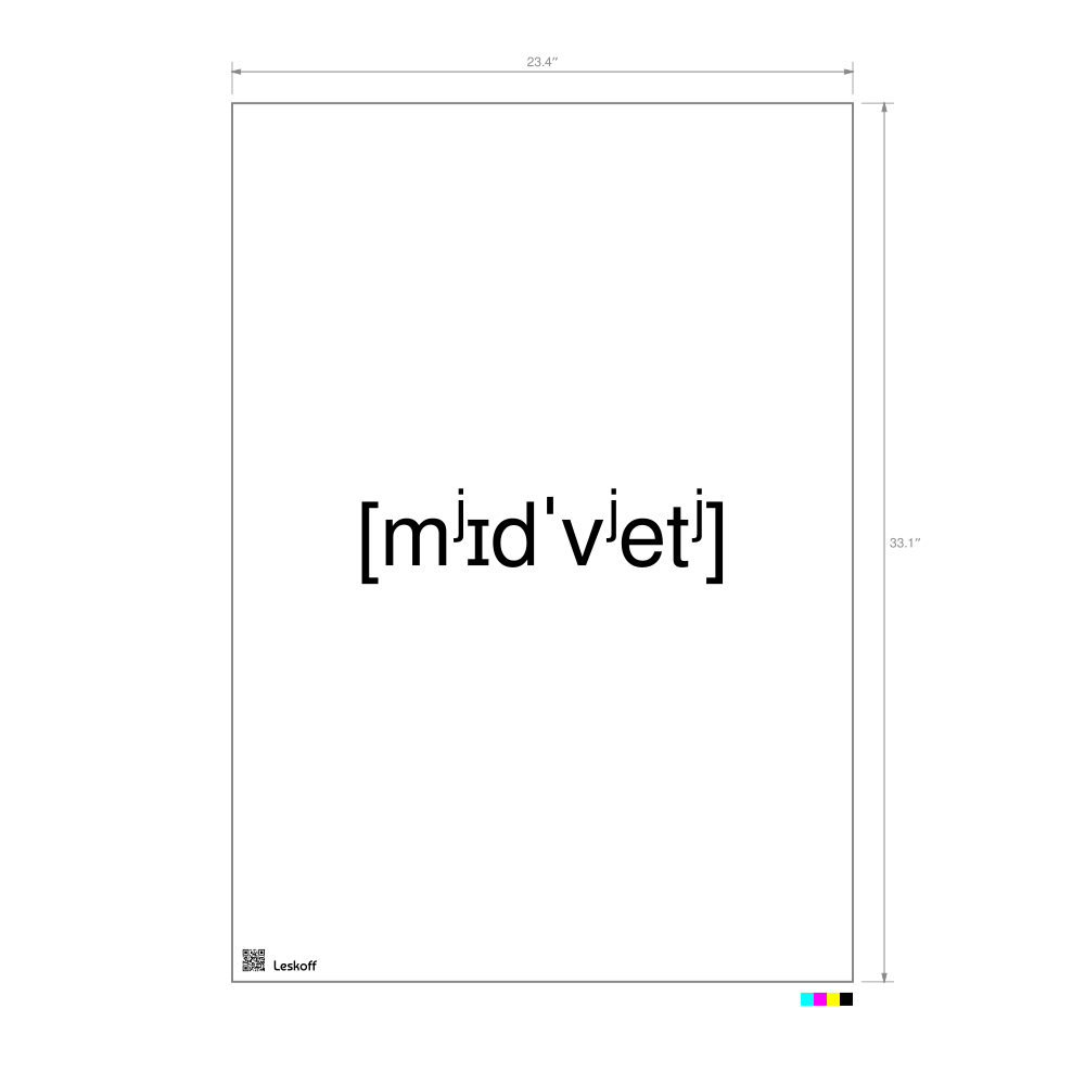 Leskoff медведь IPA Transcription Poster image 1 of 1