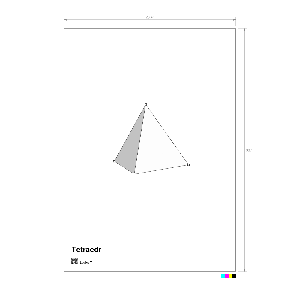 Leskoff Tetrahedron Poster image 1 of 1