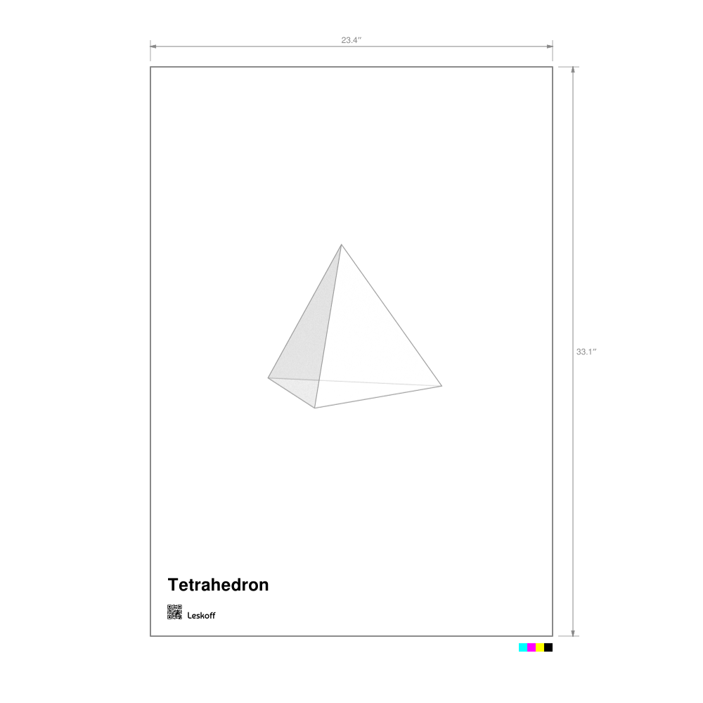Leskoff Tetrahedron Poster image 1 of 1